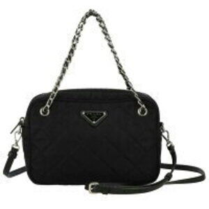 Prada Tessuto Impuntu quilted crossbody bag black